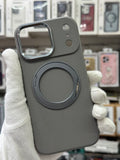 Premium Pu Leather MagSafe Case with 360° Ring Holder - iPhone 17 Pro Max Back Cover