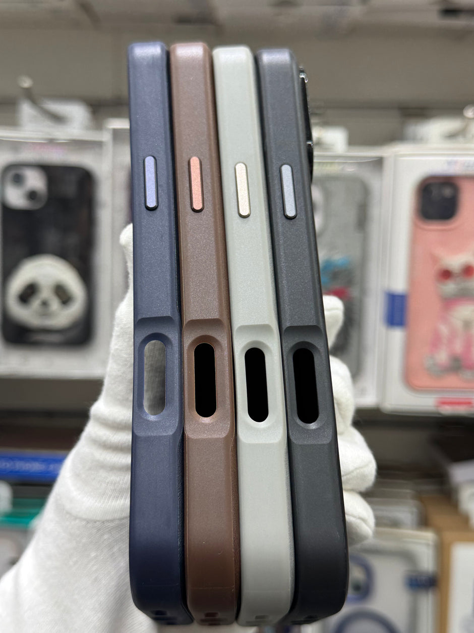TRUNZO PU Leather MagSafe Ring Case - iPhone 17 Pro Max Back Cover