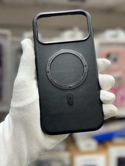 TRUNZO PU Leather MagSafe Ring Case - iPhone 17 Pro Max