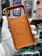 Puloka Leather MagSafe Ring Case - iPhone 17 Pro Max Back Cover