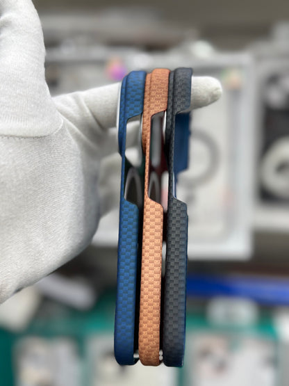 X-Level Mars Carbon Fiber Textute Magnet Case - iPhone 17 Pro Max