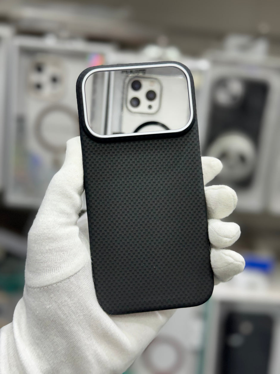 X-Level Mars Carbon Fiber Textute Magnet Case - iPhone 18 Pro Back Cover