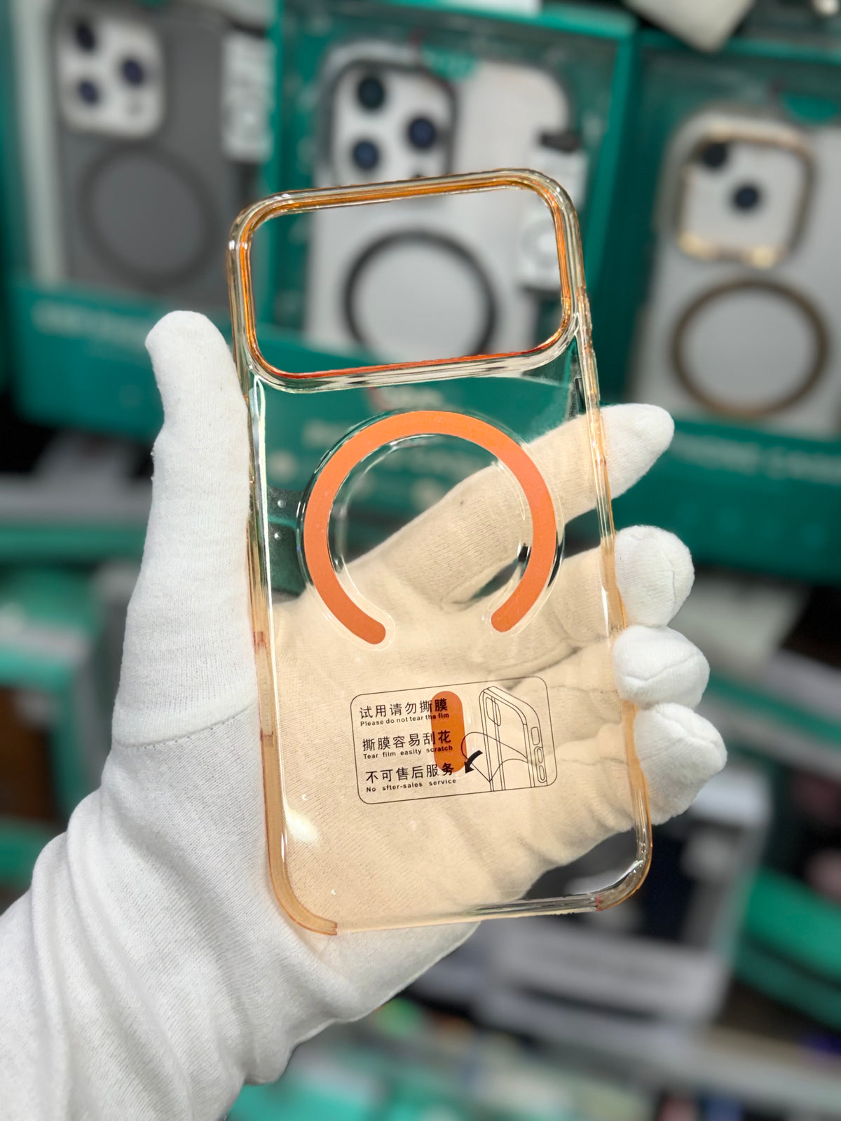 Clear Case Cover With Magsafe - iPhone 17 Pro Max Back Cover