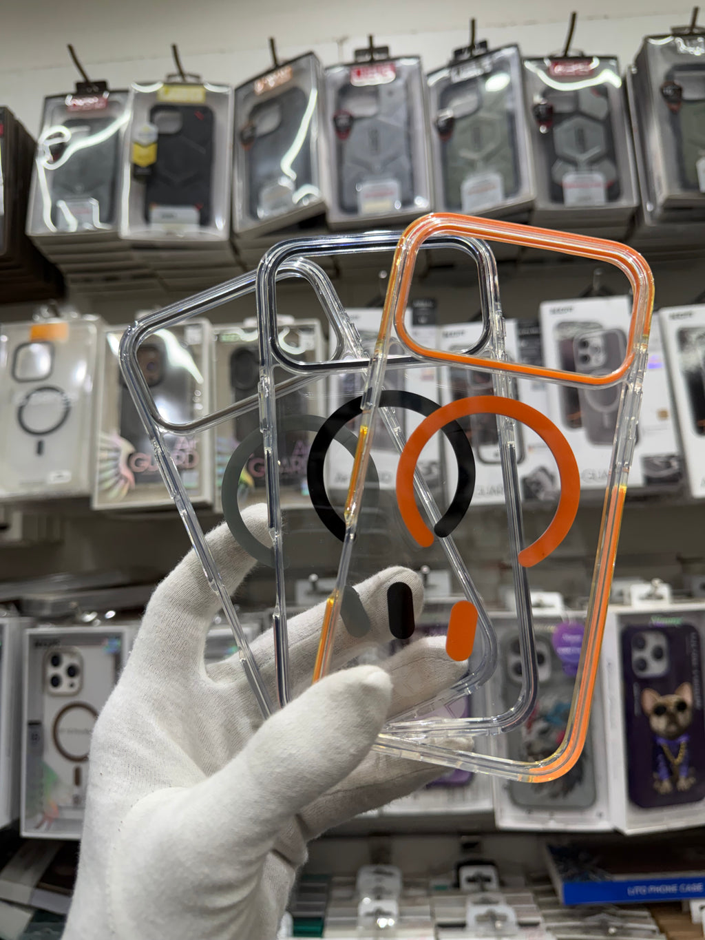 KDM Transparent ShockProof with Magsafe - iPhone 17 Pro Back Cover