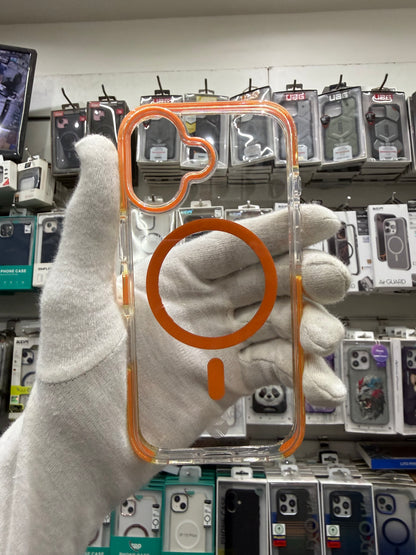 KDM Transparent ShockProof with Magsafe - iPhone 17 Back Cover