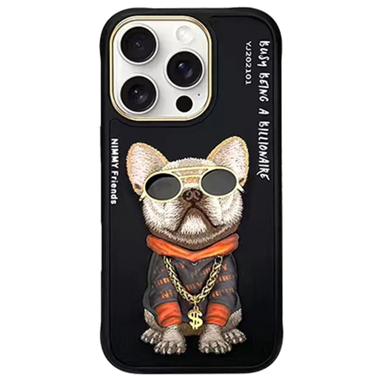 Nimmy Little Rich Tycoon For iPhone 16 Pro Back Cover