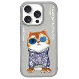 Nimmy Little Hipster Cat For iPhone 16 Pro Back Cover