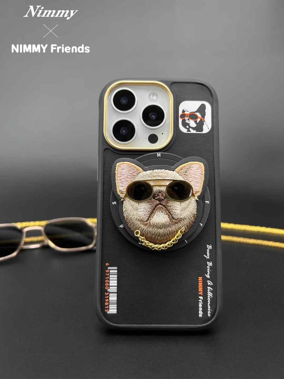 Nimmy Magnetic Little Rich Tycoon For iPhone 16 Pro Back Cover