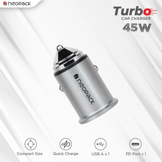 Neopack Turbo Car Charger 45