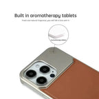 NY Leather Perfume - iPhone 16 Pro Back Cover