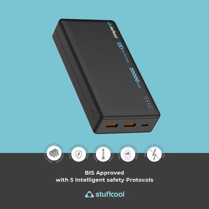 Stuffcool Major Max PowerBank 20000 Mah