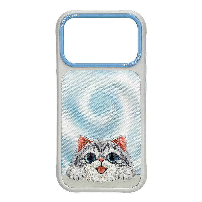 Nimmy Floppy Big Eyes Cute Pets MagSafe Embroidery Case - iPhone 18 Pro