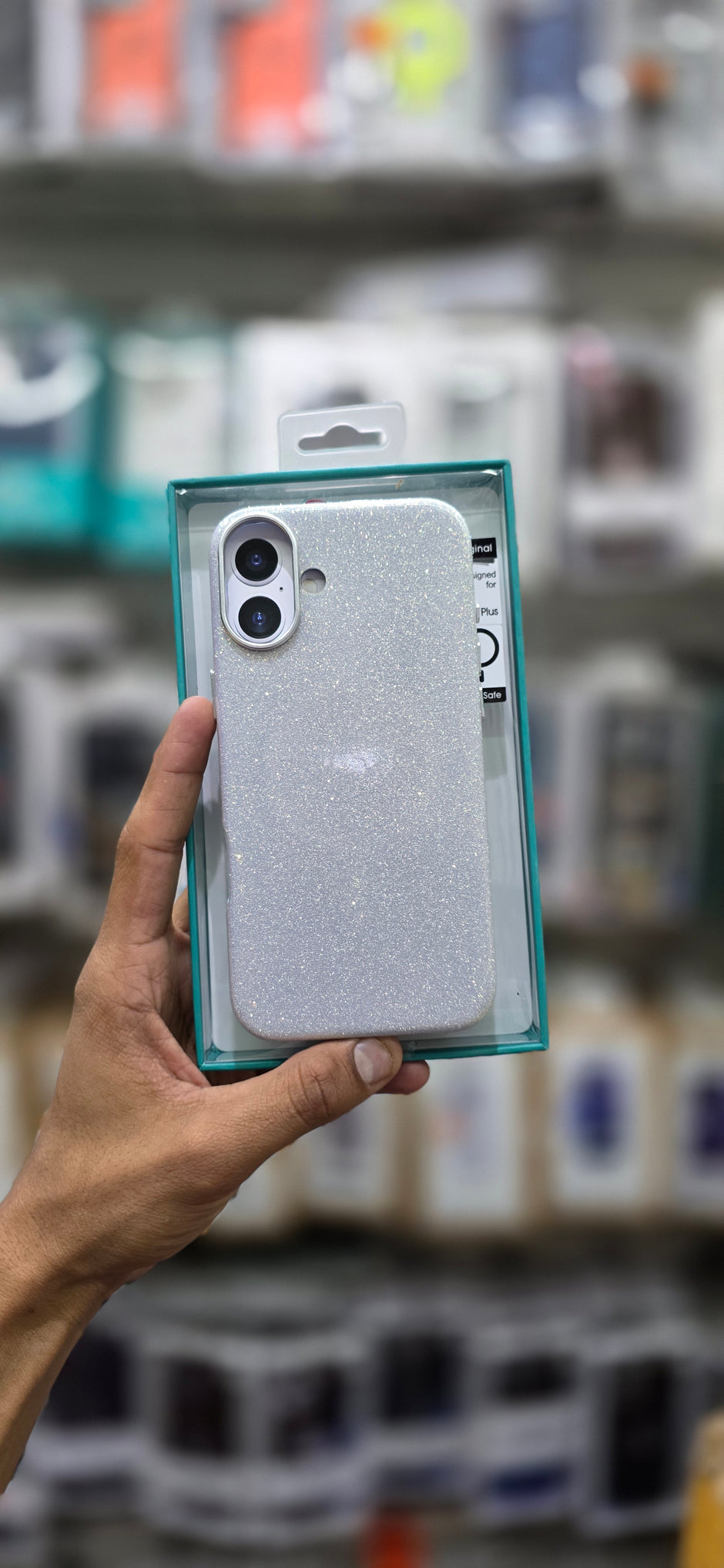 SRP Glittery Pastel Swirl Case WIth MagSafe - iPhone 16 Plus Back Cover