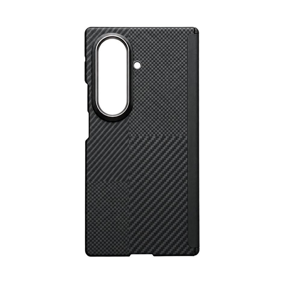 Sliva Carbon Fiber Textute Magnet Samsung Fold 7 Cover