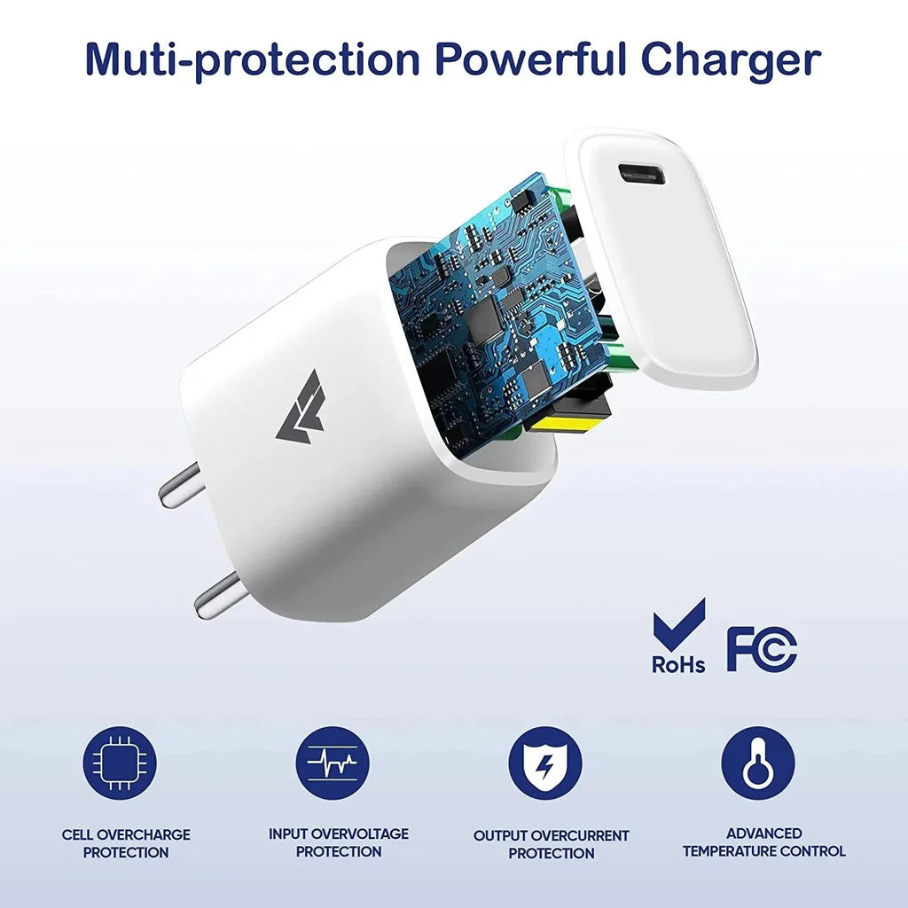 Vaku Luxos Neutron PD 30W Power Adapter USB C