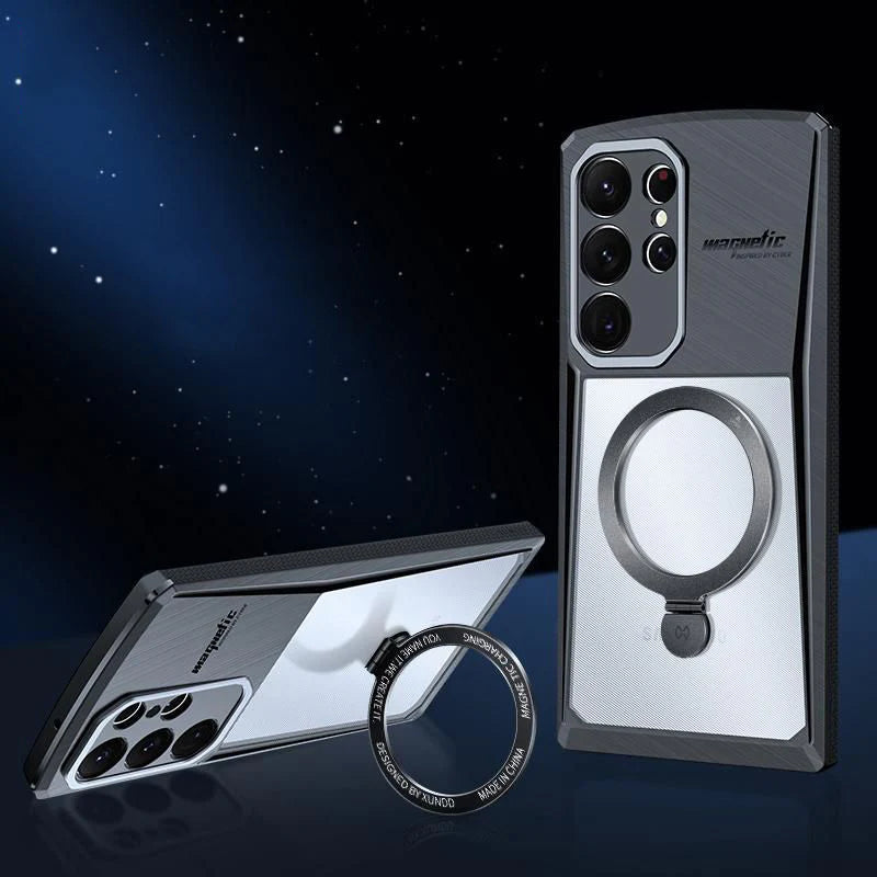 XUNDD Cyber Magnetic Holder Samsung S25 Ultra Cover 
