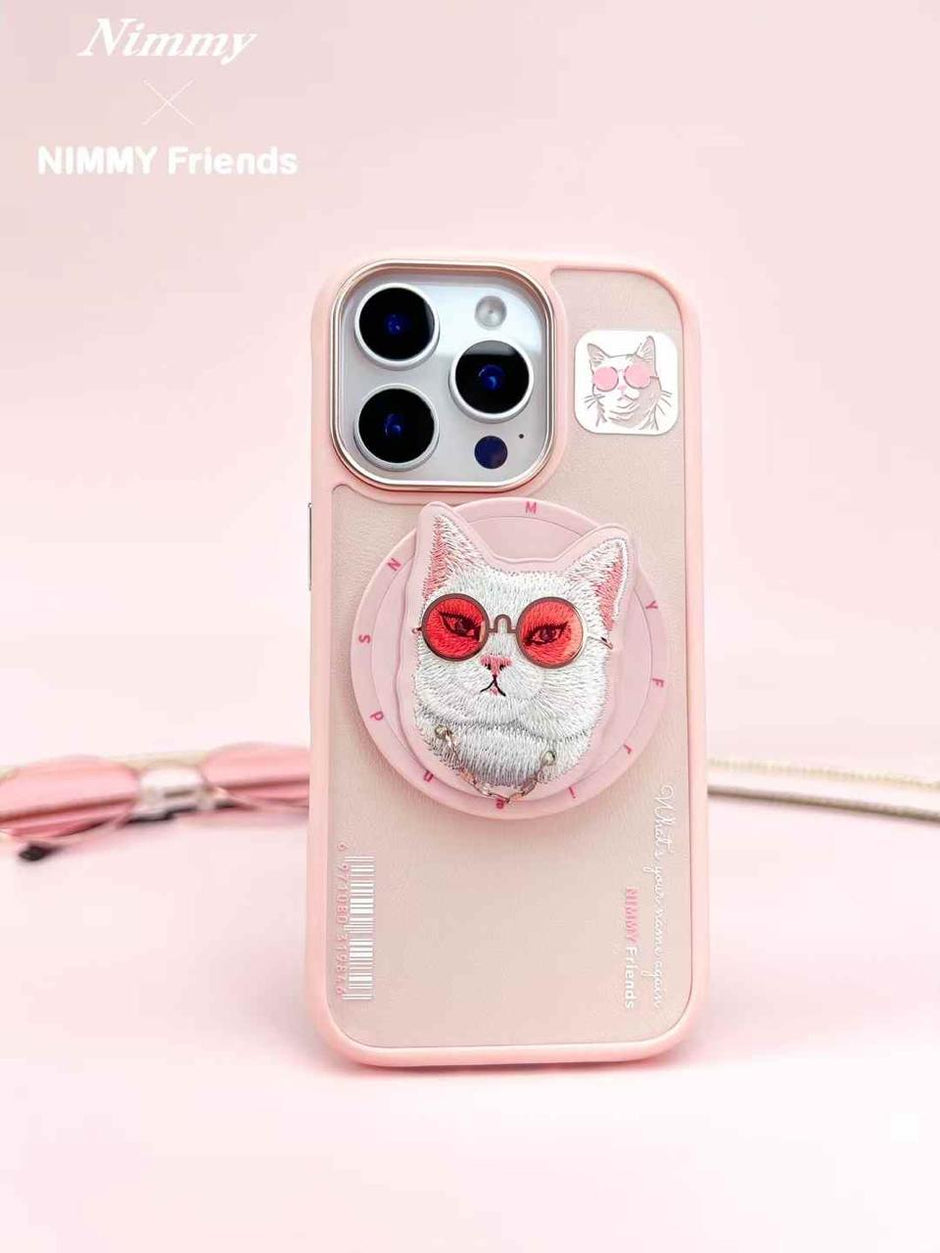 Nimmy Magnetic White Rich And Beauty For iPhone 16 Pro Back Cover