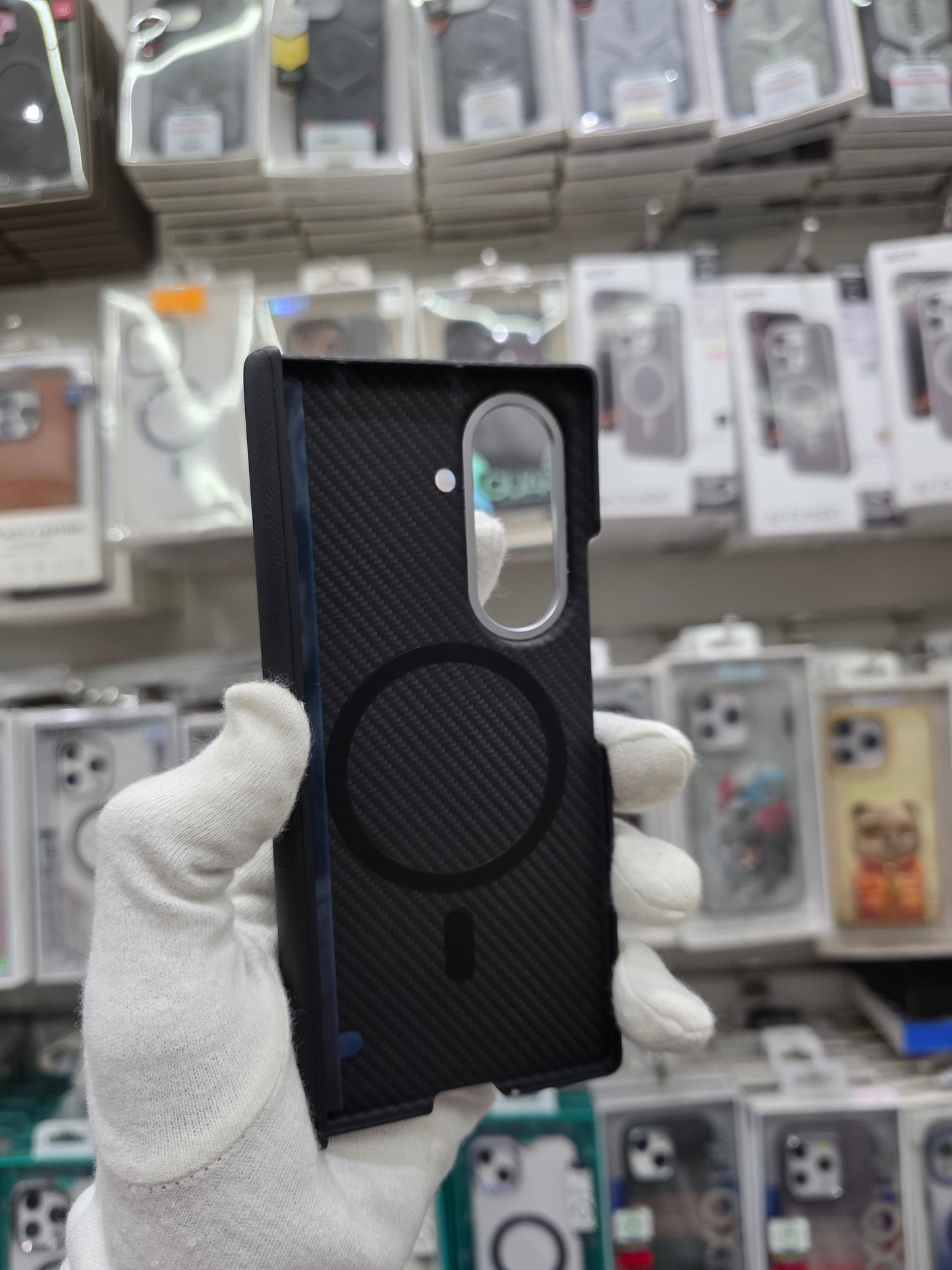 X-Level Nano Fiber Texture Magnet Samsung Z Fold 7 Cover