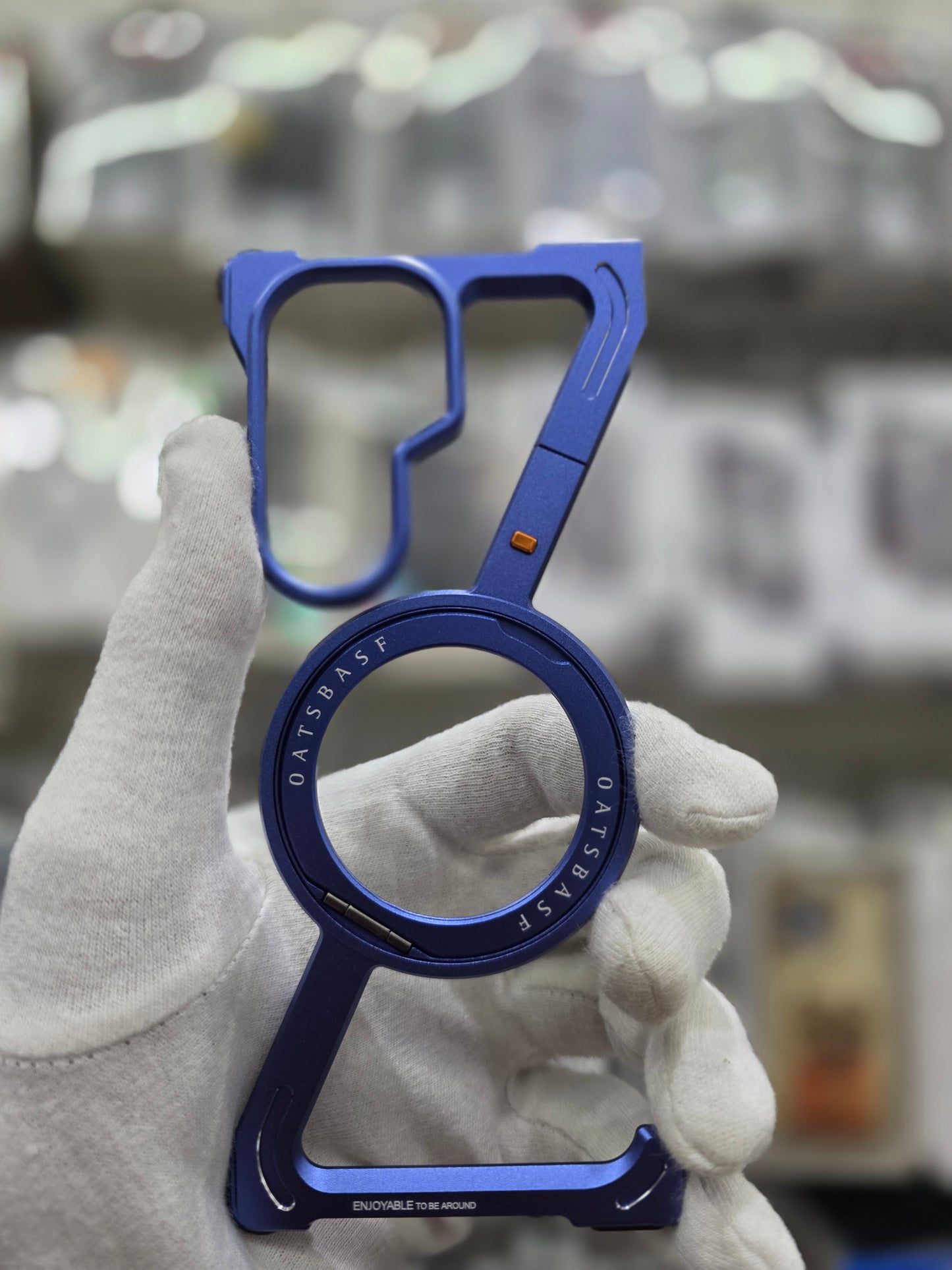 Sleek Z-Shaped Metal Samsung Fold 7 Cover with 360° Rotating Ring Stand