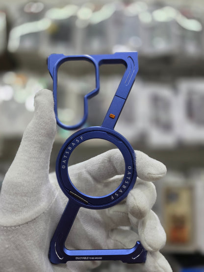 Sleek Z-Shaped Metal Samsung Fold 7 Cover with 360° Rotating Ring Stand