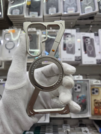 Sleek Z-Shaped Metal Samsung Fold 7 Cover with 360° Rotating Ring Stand