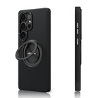YOUNGKIT Matte Leather Case With Magnetic Stand - Samsung S25 Ultra