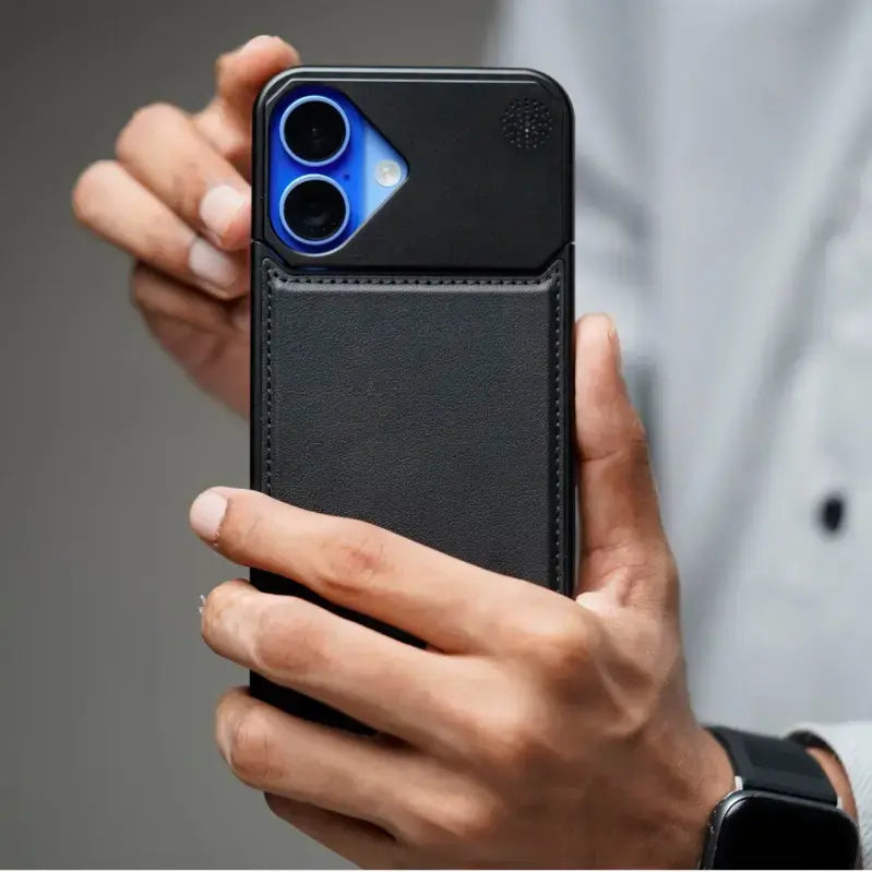 NY Leather Perfume - iPhone 16 Plus Back Cover