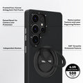 YOUNGKIT Matte Leather Case With Magnetic Stand - Samsung S25 Ultra