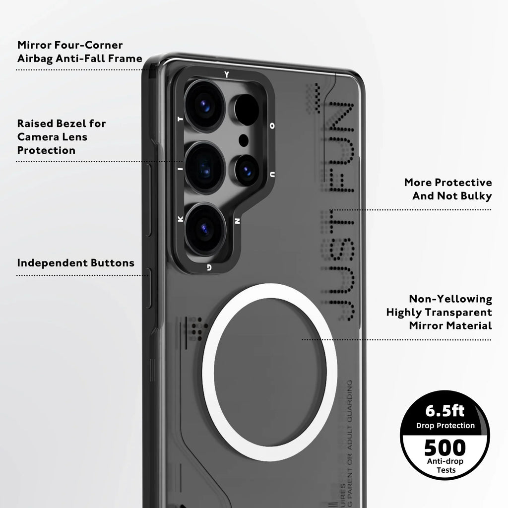 YOUNGKIT Removable Crystal Non-Yellowing - Samsung S25 Ultra