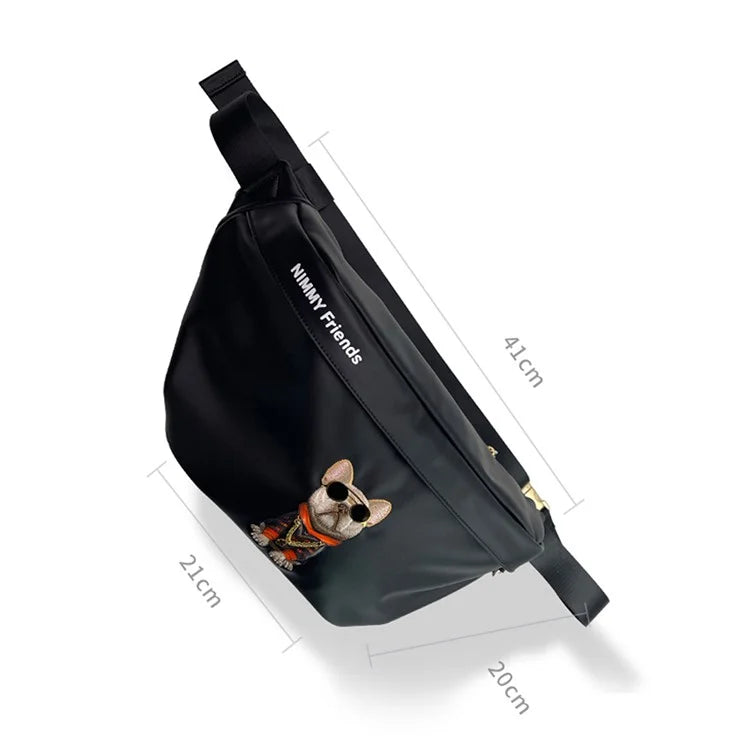 Nimmy Premium Leather Cross Body Shoulder Unisex Bag