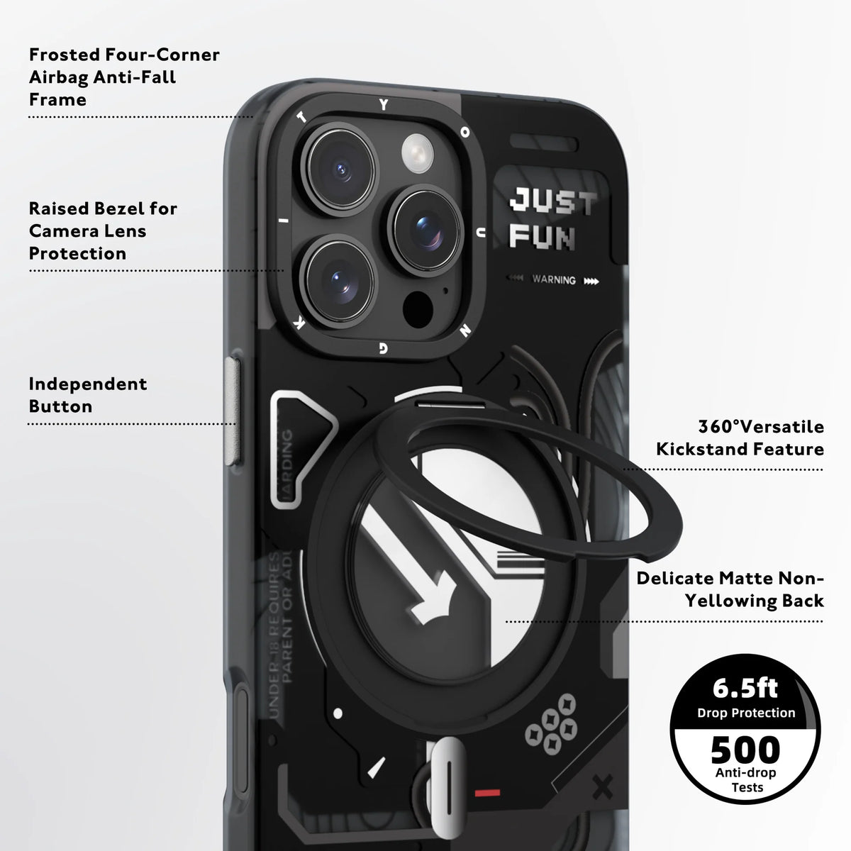 YOUNGKIT Cyberpunk - iPhone 16 Pro Max Back Cover