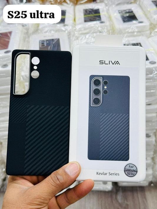 Sliva Magnetic Carbon Fiber Texture Case - Samsung S25 Ultra