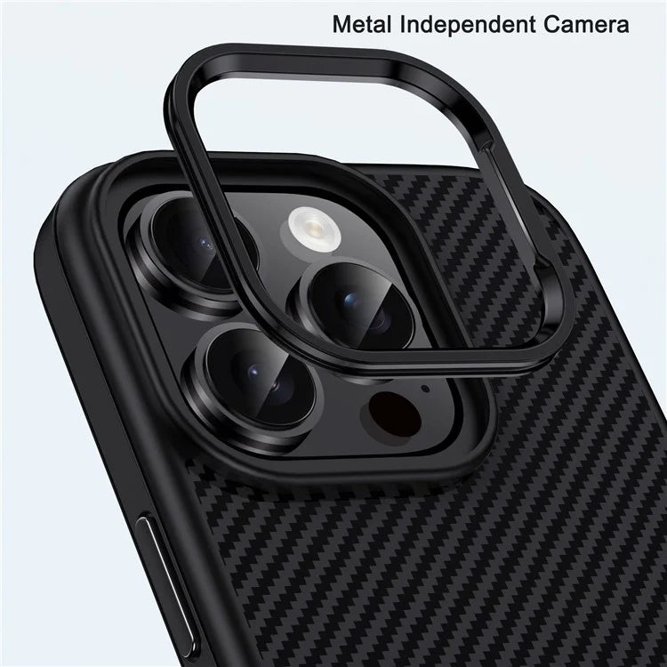 DULERO TPU Carbon Fiber Texture Case - iPhone 16 Pro Max Back Cover