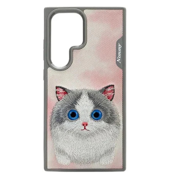 Nimmy Leather Cat Case - Samsung S24 Ultra