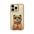 Nimmy Glasses Cool 2.0 Bear For iPhone 16 Pro Max Back Cover