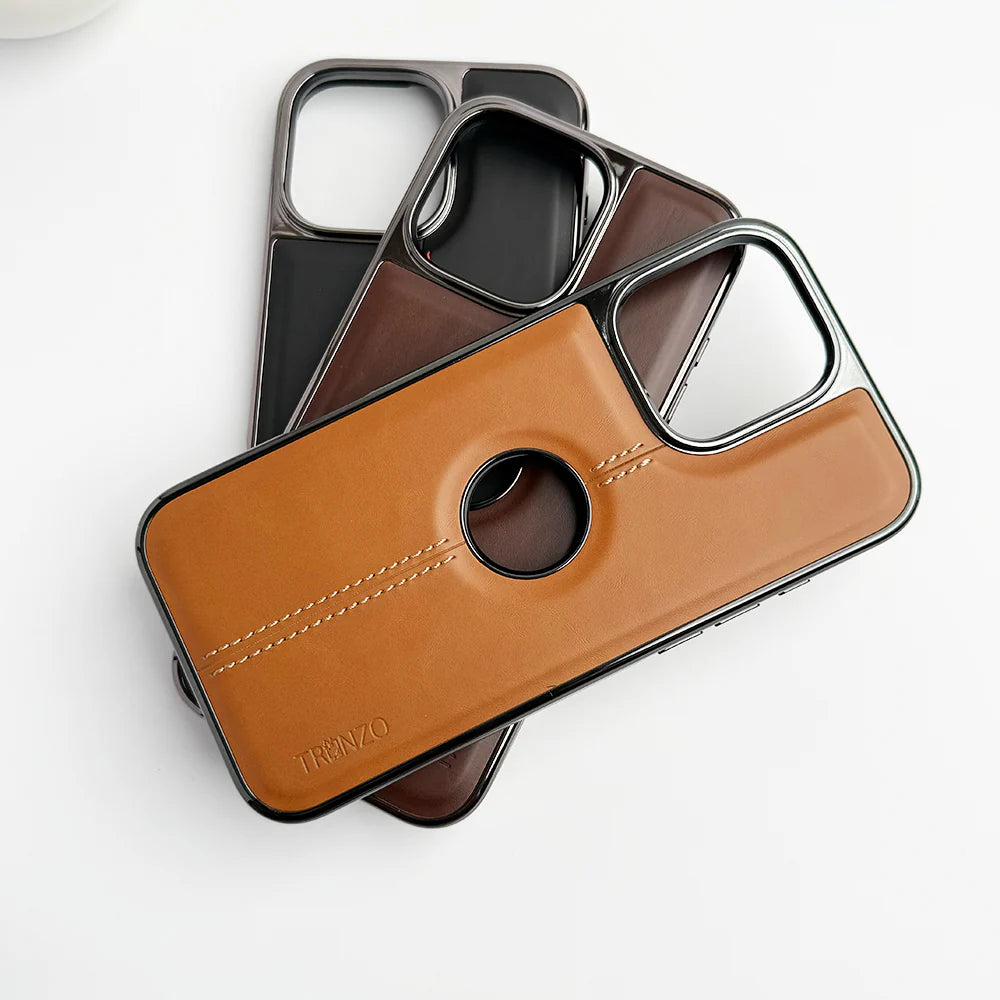 TRUNZO Classic Leather - iPhone 16 Plus Back Cover
