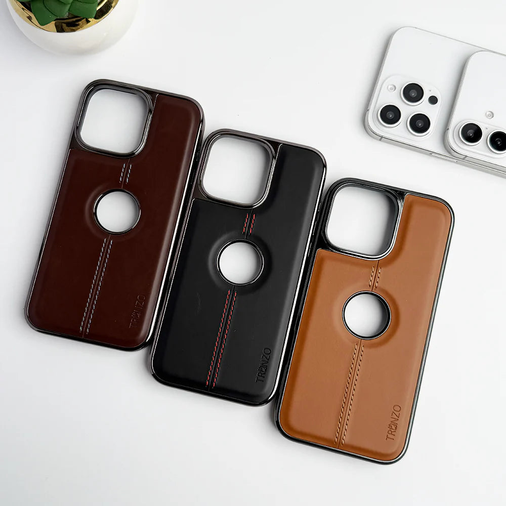 TRUNZO Classic Leather - iPhone 16 Plus Back Cover